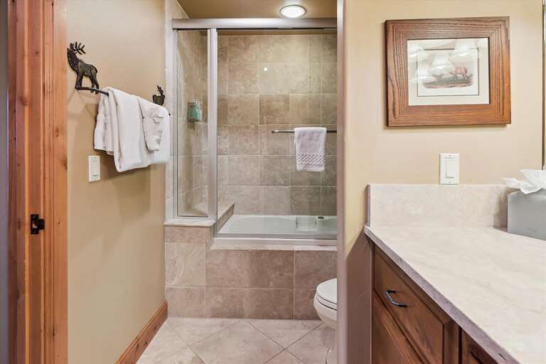 Lower Level -  East 4th bedroom bathroom with bathtub/shower.