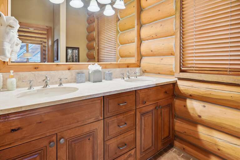 Main Floor - 2nd floor Master bathroom with steam shower, and double vanity.