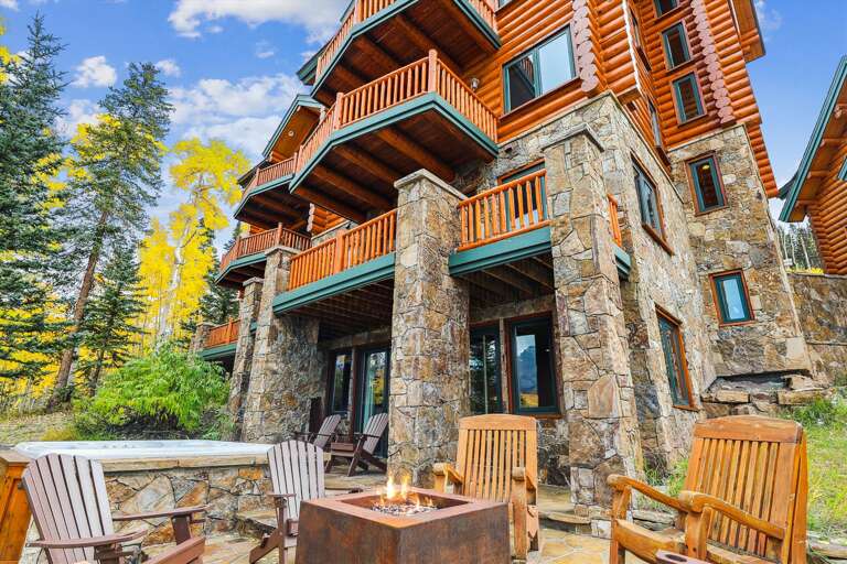 Impressive stone and log home, a multi generational rental property!