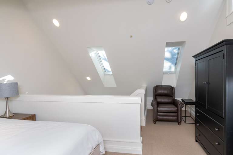 Loft area (4th bedroom) with full bath next level down.