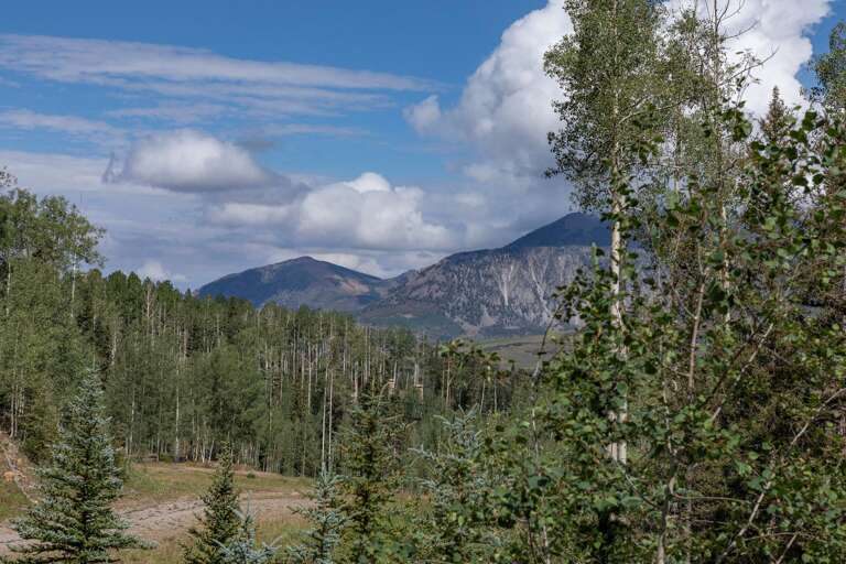 View from the kitchen deck. Hiking can begin out the door on the Sundance ski run! View from the kitchen deck. Hiking can begin out the door on the Sundance ski run!