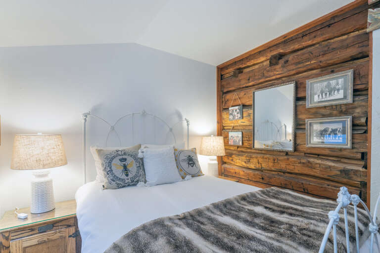 Original log cabin wall of home built in 1891.