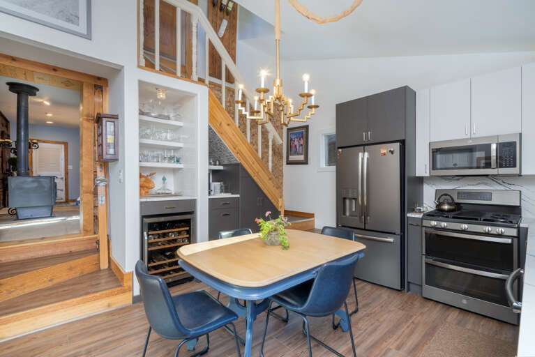 Newly renovated kitchen, well stocked for all your kitchen and cooking desires.