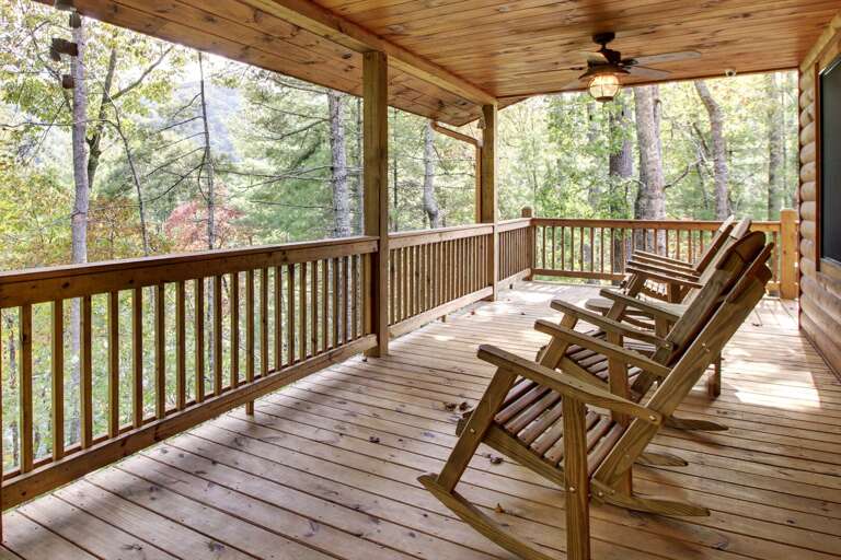 Enjoy the Mountain Scene from the deck on the Main Floor