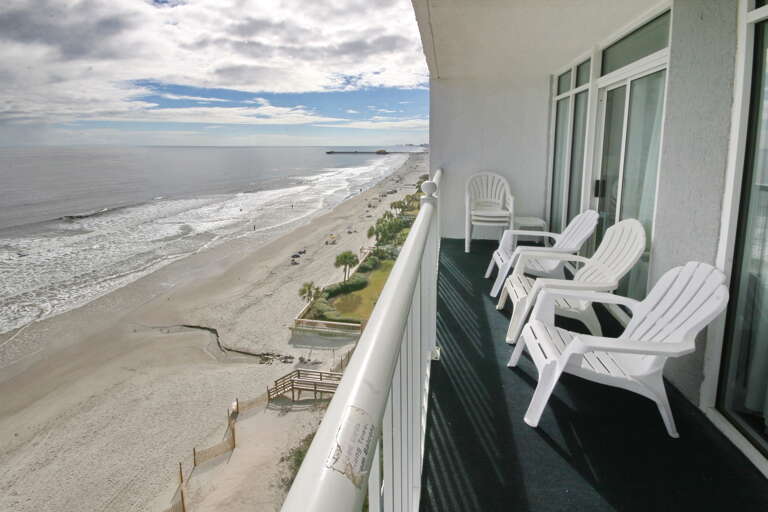 Enjoy this beautiful view down the beach 