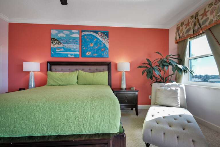 The master bedroom suite offers multiple spots to unwind The master bedroom suite offers multiple spots to unwind