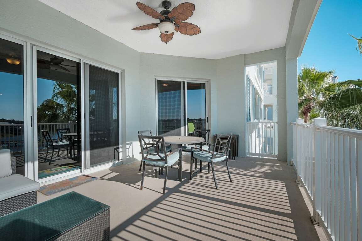 Spacious balcony with ample seating for ultimate relaxation Spacious balcony with ample seating for ultimate relaxation