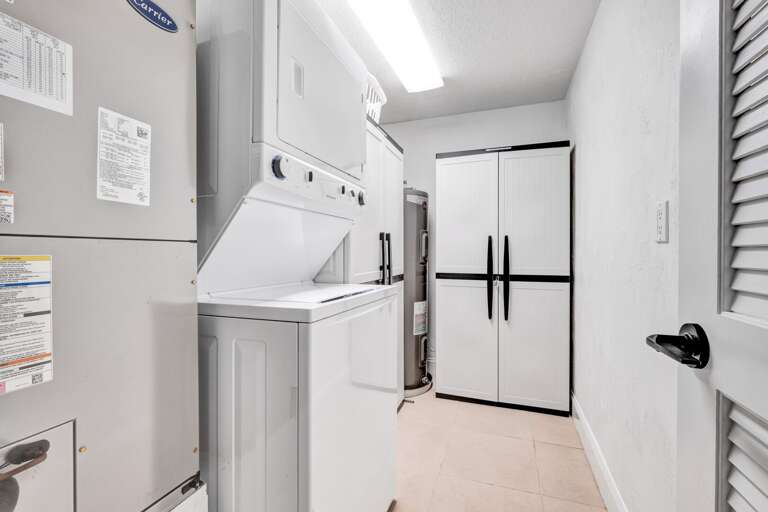 Enjoy the convenience of an in-unit washer and dryer—making laundry a breeze during your stay!