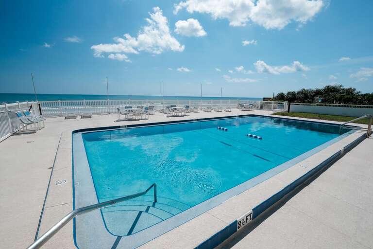 Relax and recharge on the pool deck, the perfect spot to soak up the sun and ocean breeze!