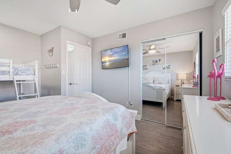 TV in the guest bedroom TV in the guest bedroom