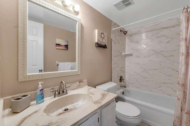 Tub/Shower combo in the Guest Bedroom Tub/Shower combo in the Guest Bedroom