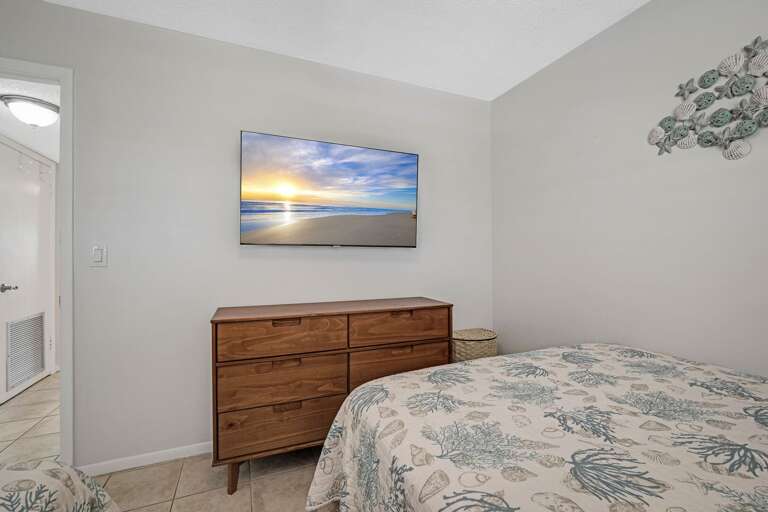 All bedrooms, including the guest bedroom, are equipped with TVs for your entertainment and relaxation All bedrooms, including the guest bedroom, are equipped with TVs for your entertainment and relaxation