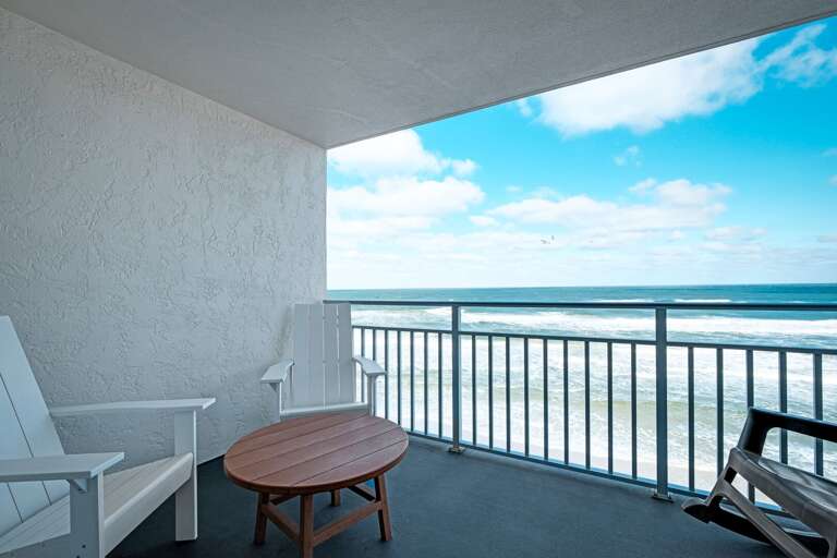 Enjoy direct oceanfront views from the comfort of your 4th-floor balcony, the ideal spot to relax and watch the waves Enjoy direct oceanfront views from the comfort of your 4th-floor balcony, the ideal spot to relax and watch the waves