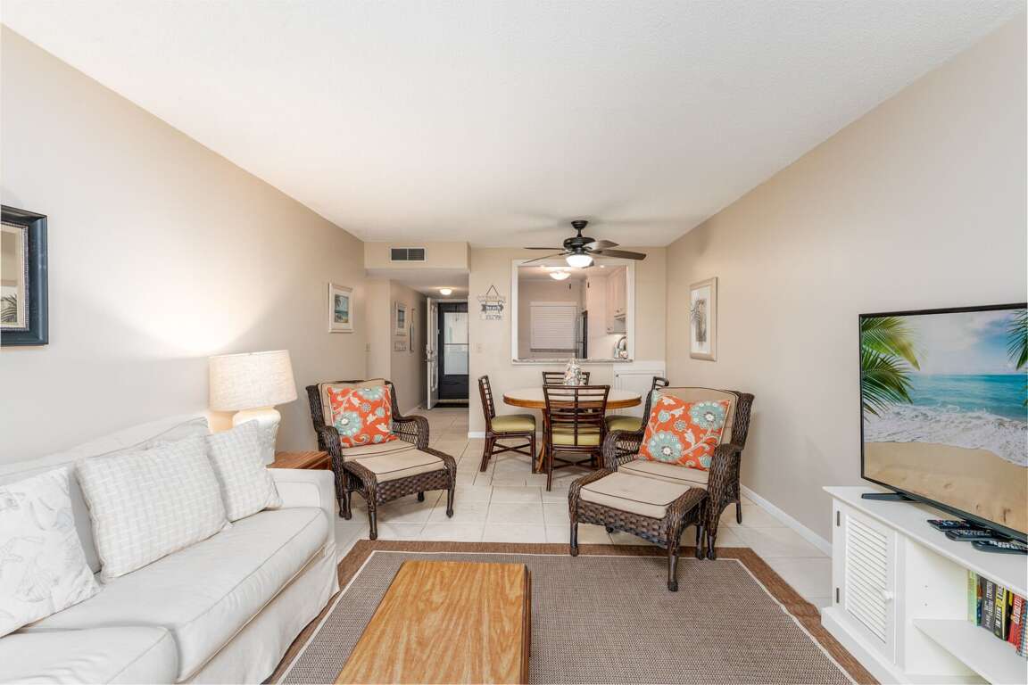 Large TV in the living room Large TV in the living room