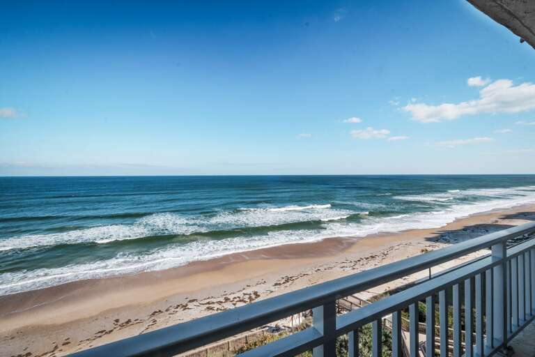 Take in the breathtaking view of New Smyrna's no-drive beach from your private balcony Take in the breathtaking view of New Smyrna's no-drive beach from your private balcony