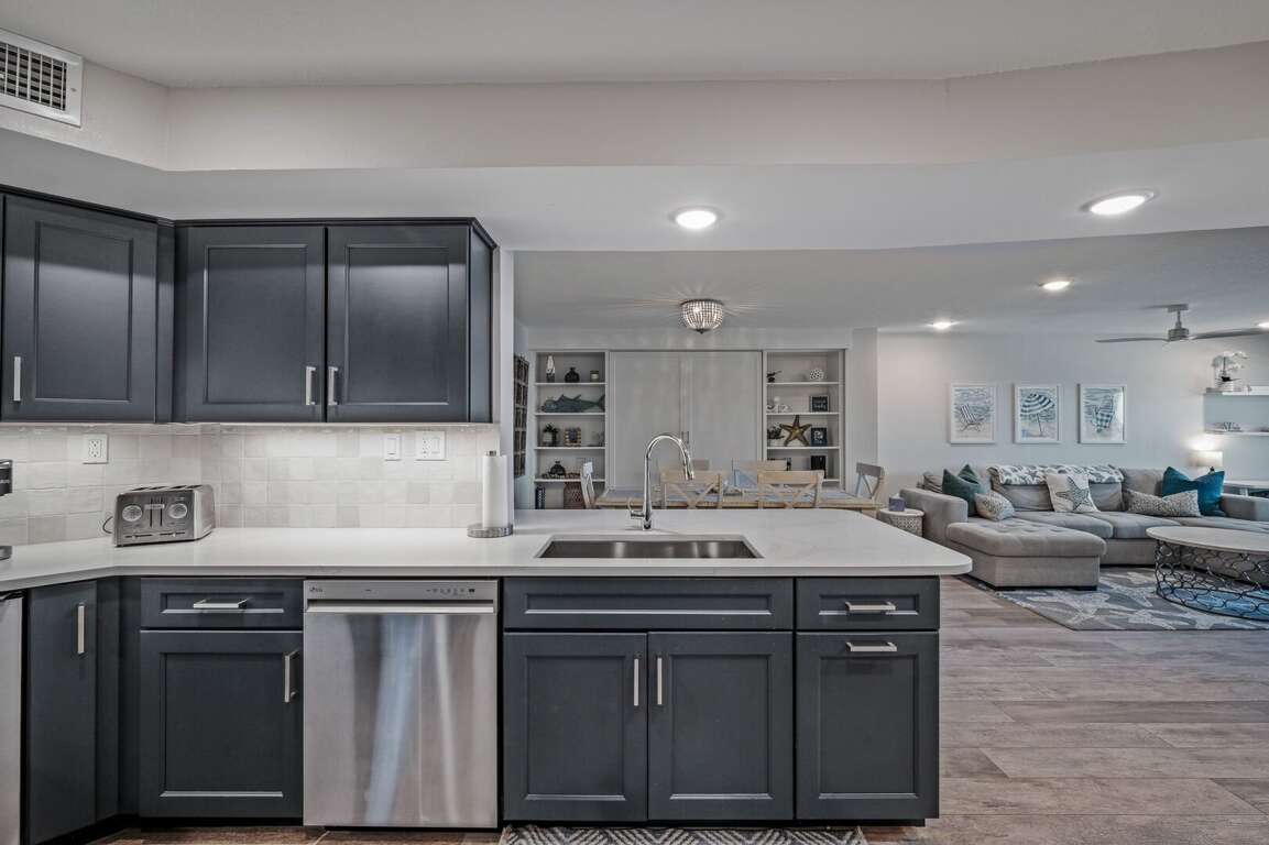 Enjoy the updated, open-concept kitchen designed for both style and functionality Enjoy the updated, open-concept kitchen designed for both style and functionality