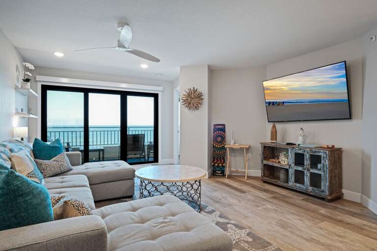 Experience comfort and style in the well-appointed, direct oceanfront living room Experience comfort and style in the well-appointed, direct oceanfront living room