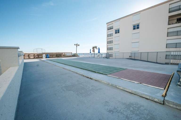 Seascape Towers shuffleboard court Seascape Towers shuffleboard court