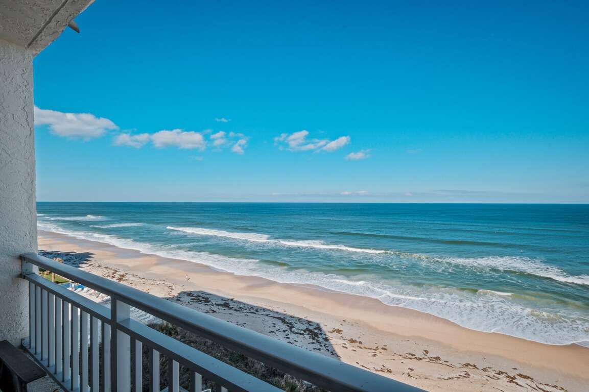 Soak in the stunning New Smyrna Beach view from your private balcony Soak in the stunning New Smyrna Beach view from your private balcony