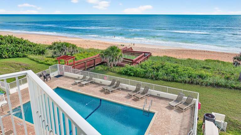 Seawinds 301 is a direct oceanfront Ormond Beach vacation rental with unbeatable views and coastal charm