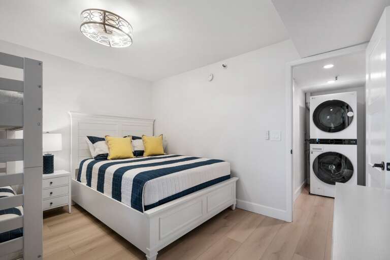 Comfortable queen bed in the guest bedroom Comfortable queen bed in the guest bedroom