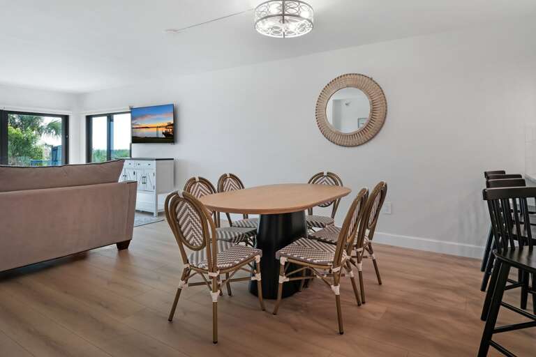 Enjoy all of your meals at the dining room table Enjoy all of your meals at the dining room table