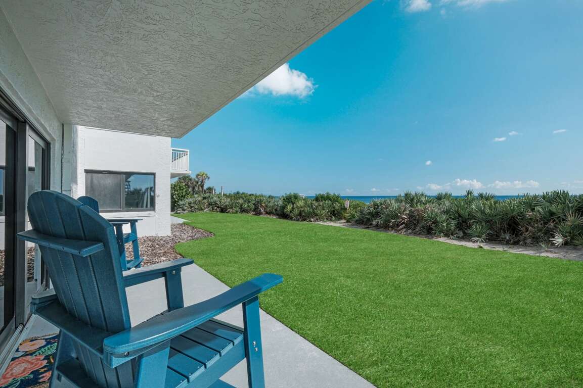 New Smyrna Beach is just steps away from this ground floor condo New Smyrna Beach is just steps away from this ground floor condo