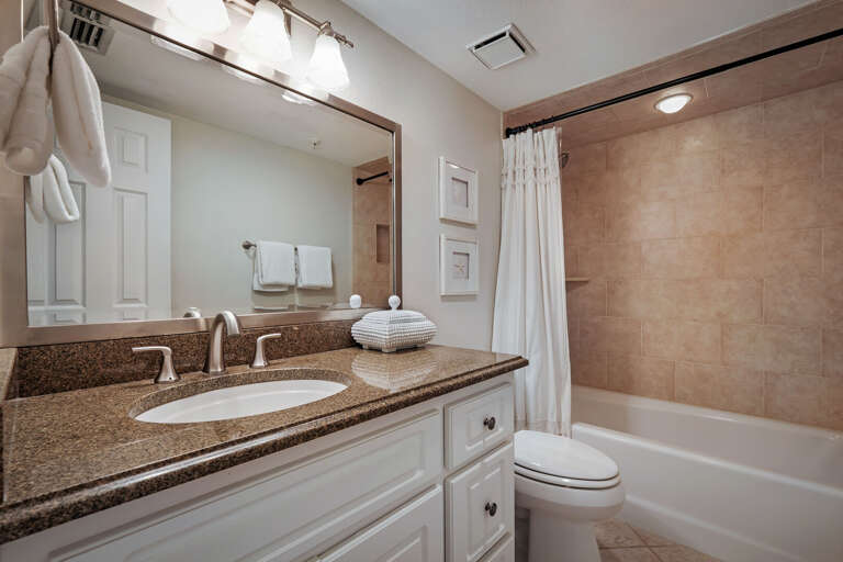 Updated Master bathroom with tub/shower combo