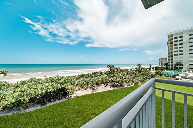 You can't beat the 2nd floor balcony view overlooking New Smyrna Beach and the Atlantic Ocean
