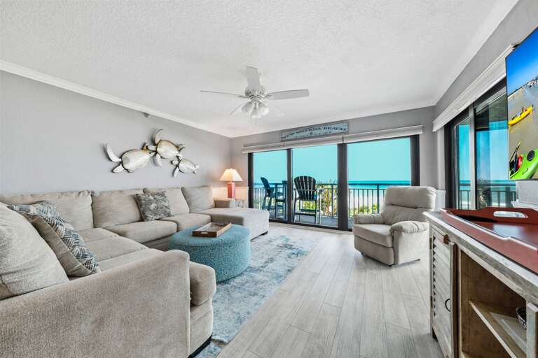 Welcome to Shorehom by the Sea #27 - a direct oceanfront condo on no-drive New Smyrna Beach
