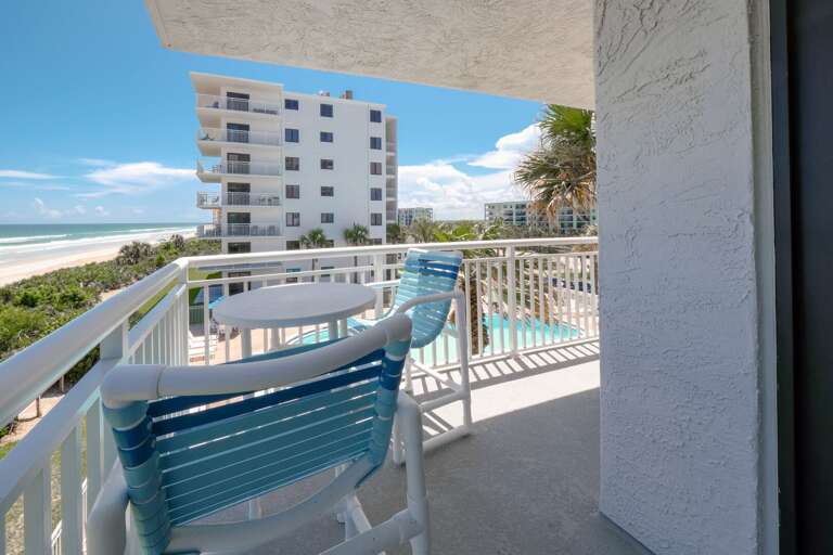 Pool view from the large, wrap-around corner balcony Pool view from the large, wrap-around corner balcony