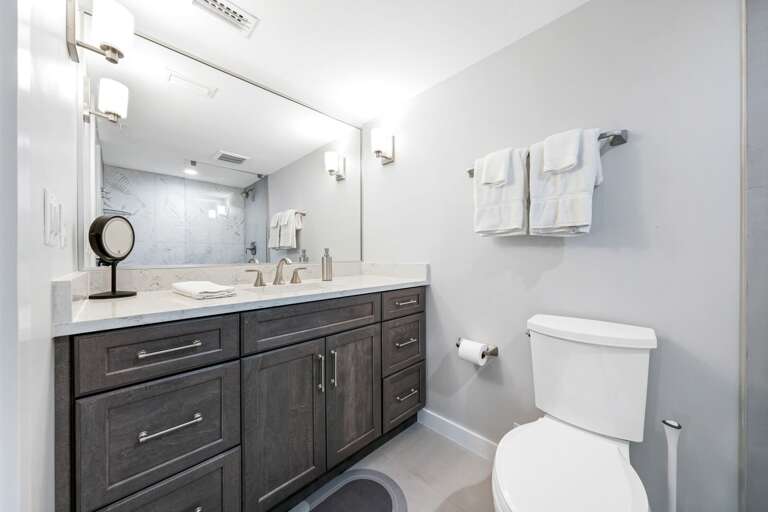 Updated master bathroom Updated master bathroom