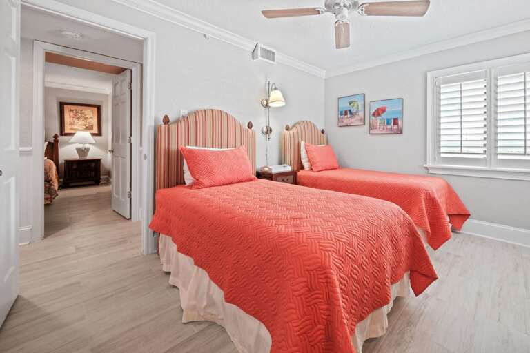 Guest bedroom featuring two twin beds