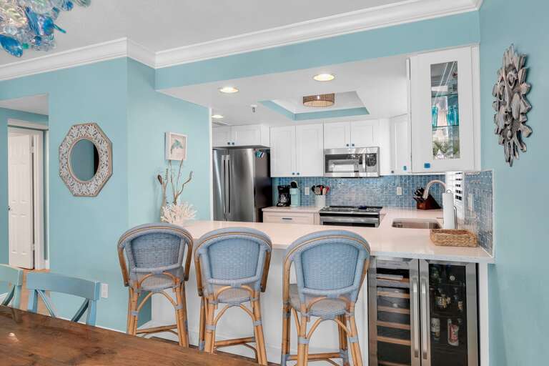 3 bar stools for extra seating