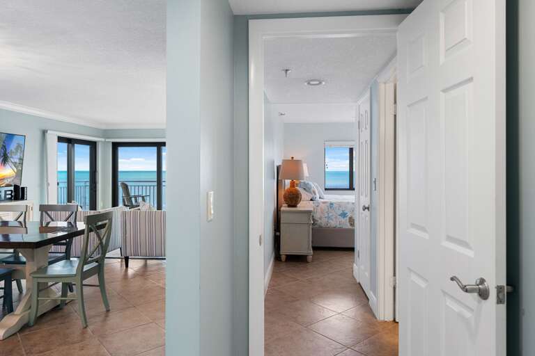 Entry to the Master Suite with private attached bathroom