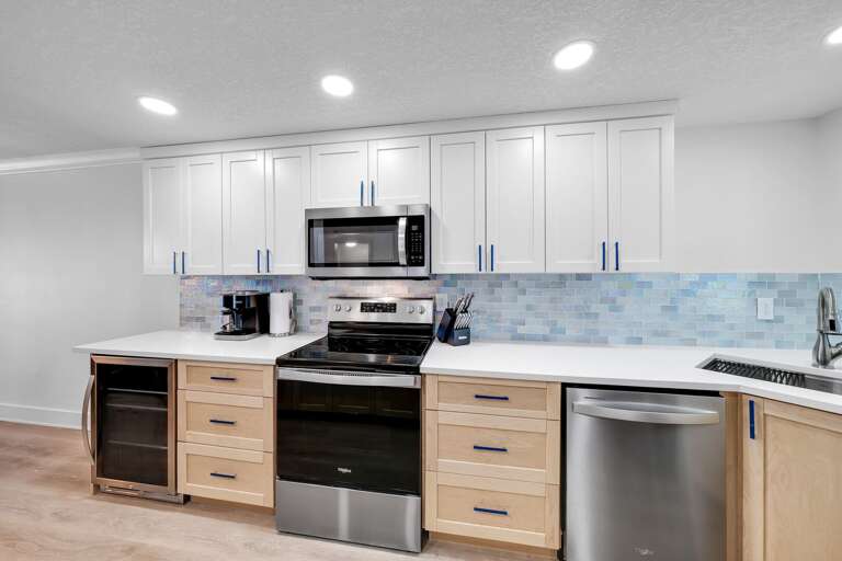 Fully stocked kitchen