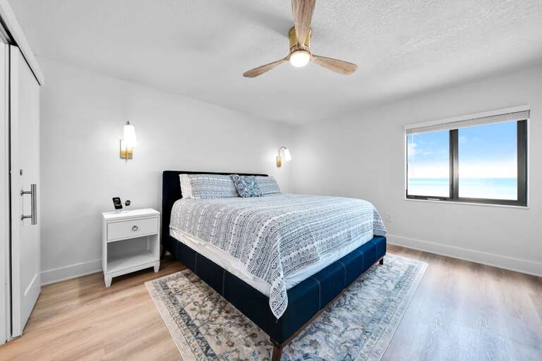 Wake up to the sound of the ocean from the beachfront master bedroom