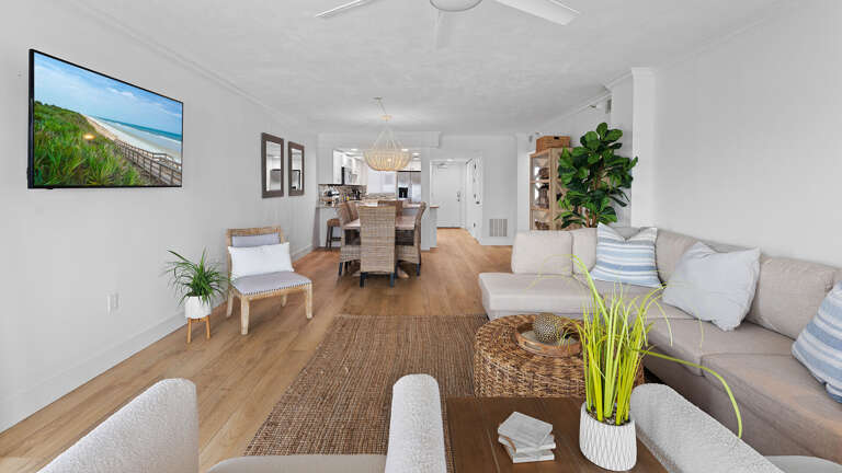 This thoughtfully decorated condo is designed with your comfort in mind, blending style and functionality to create the perfect beachside retreat