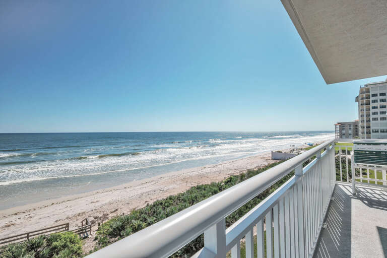 Enjoy views of the Atlantic Ocean, New Smyrna Beach, and the Shorehom by the Sea pool from the huge 4th floor balcony Enjoy views of the Atlantic Ocean, New Smyrna Beach, and the Shorehom by the Sea pool from the huge 4th floor balcony