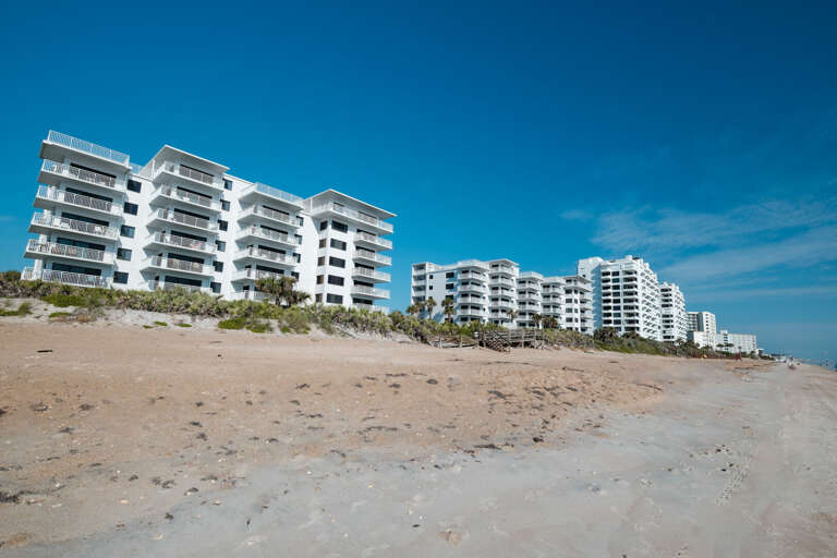 Wide, flat New Smyrna Beach