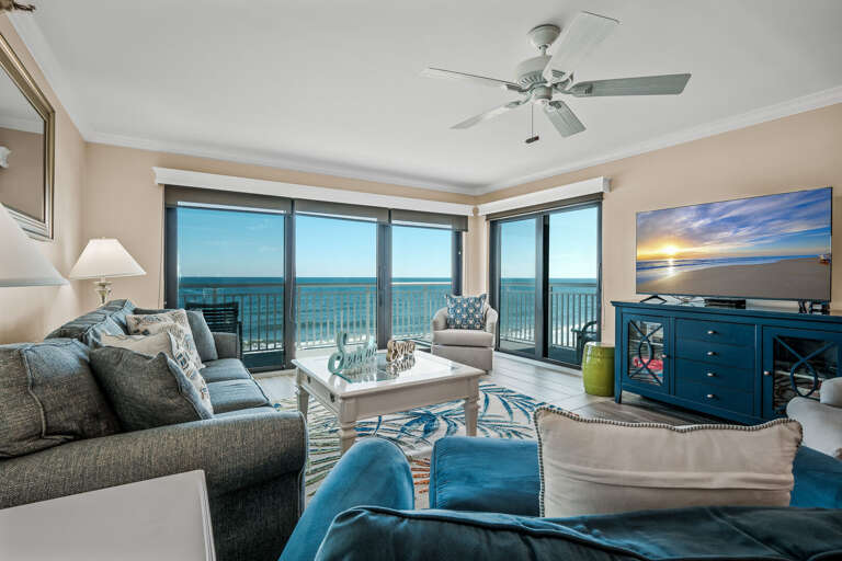 This comfortable living room will make you feel right at home