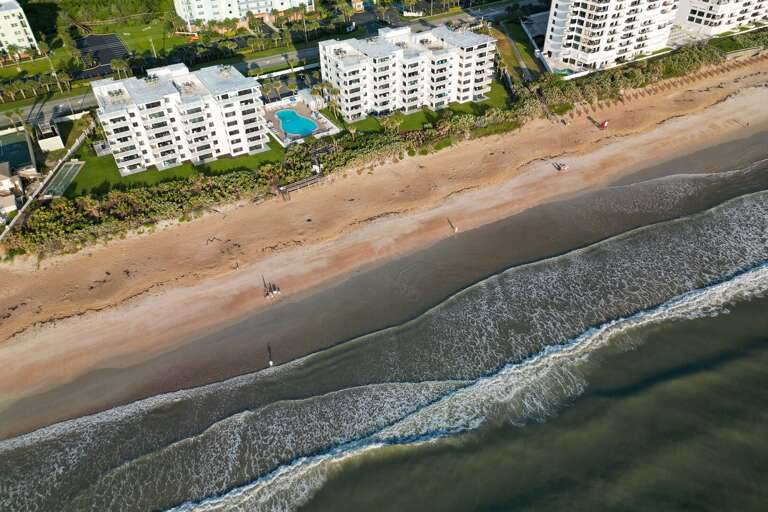 Shorehom by the Sea is a beachfront property in New Smyrna Beach