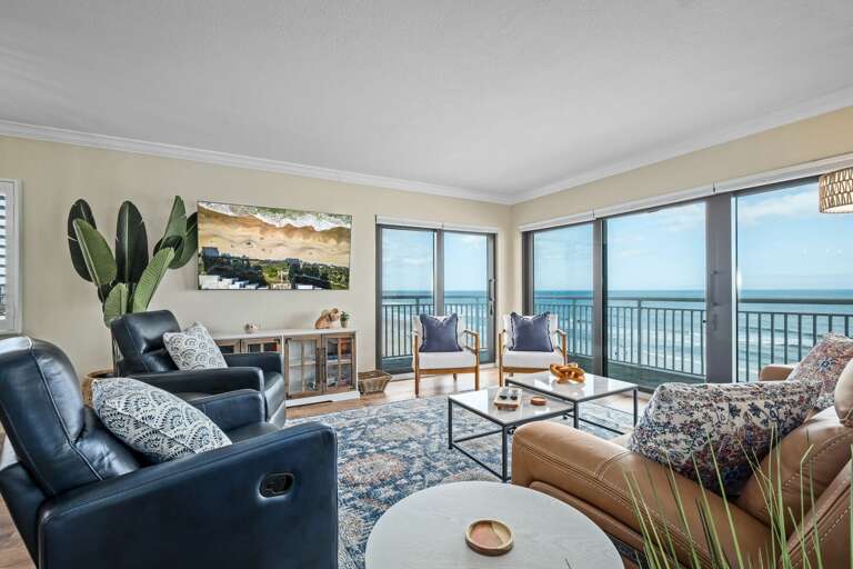 Welcome to Shorehom by the Sea 50 – a direct oceanfront corner condo on no-drive New Smyrna Beach! Welcome to Shorehom by the Sea 50 – a direct oceanfront corner condo on no-drive New Smyrna Beach!