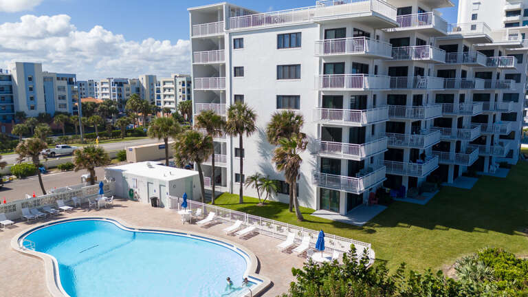 Take a dip in the heated pool at Shorehom by the Sea, where you can relax at poolside tables and chairs, with convenient bathrooms available on the deck