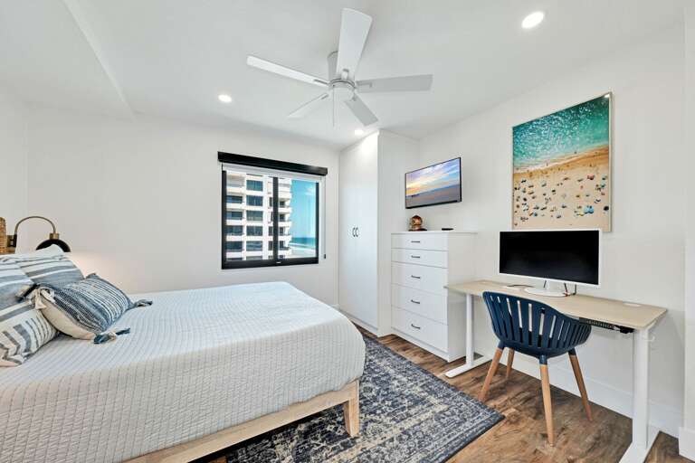 Guest bedroom view of New Smyrna Beach