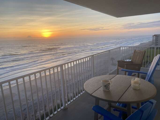 Penthouse wrap around balcony