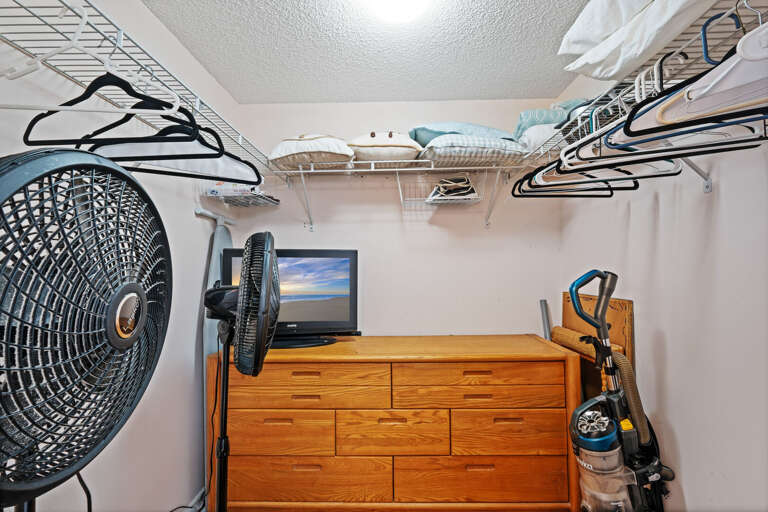 Large closet in the Master Bathroom