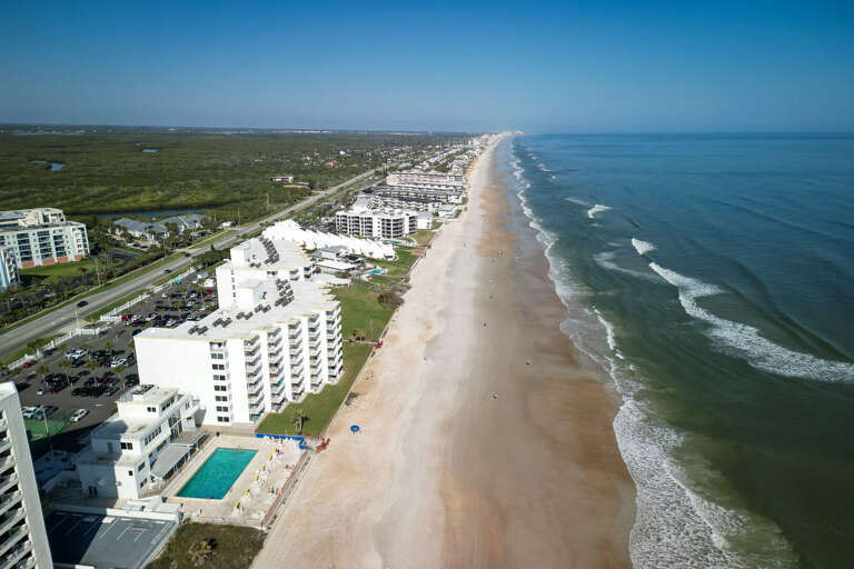 Smyrna Beach Club is a direct oceanfront property situated on family-friendly New Smyrna Beach