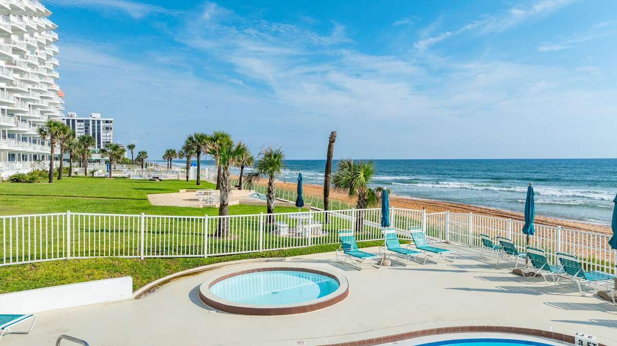 Enjoy coastal vibes and cool breezes from the pool deck at Surfside Club South in beautiful Ormond Beach! Enjoy coastal vibes and cool breezes from the pool deck at Surfside Club South in beautiful Ormond Beach!