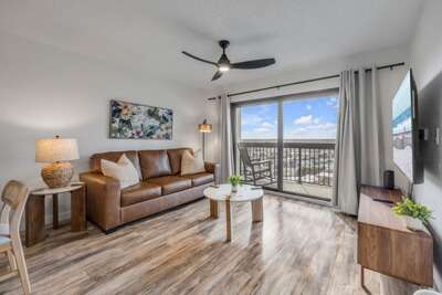 Welcome to Ormondy A10, a stylishly updated Ormond Beach vacation rental located in a premier beachfront property